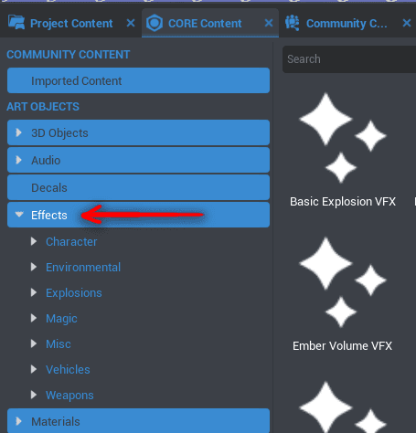 All visual effects are contained in this subsection. Core Content