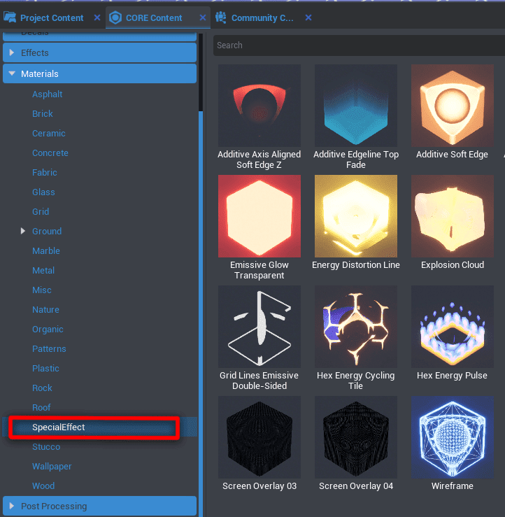 You can get real creative with these. Special Effect Materials